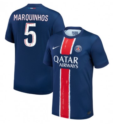 Paris Saint-Germain Marquinhos #5 Primera Equipación 2024-25 Manga Corta